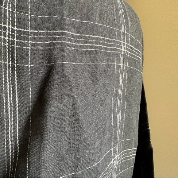 Eileen Fisher Box Organic Linen Sz‎ XS Top - Picture 9 of 10